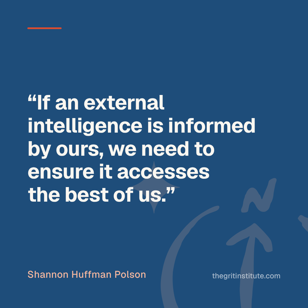 Quote card: If an external intelligence is informed by ours, we need to ensure it accesses the best of us.
