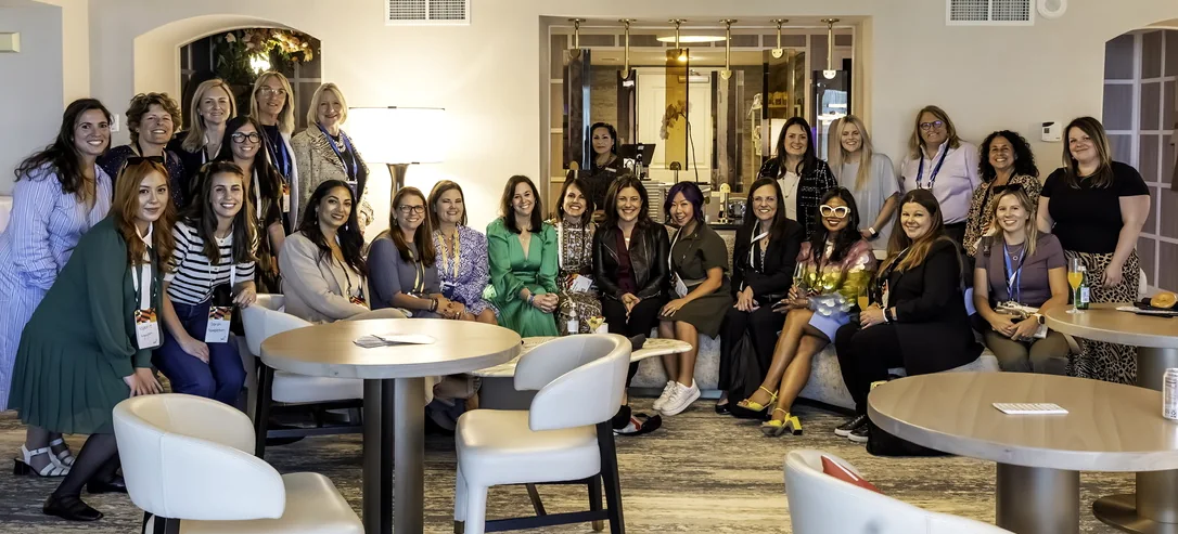Shannon Huffman Polson: with a group of women leaders