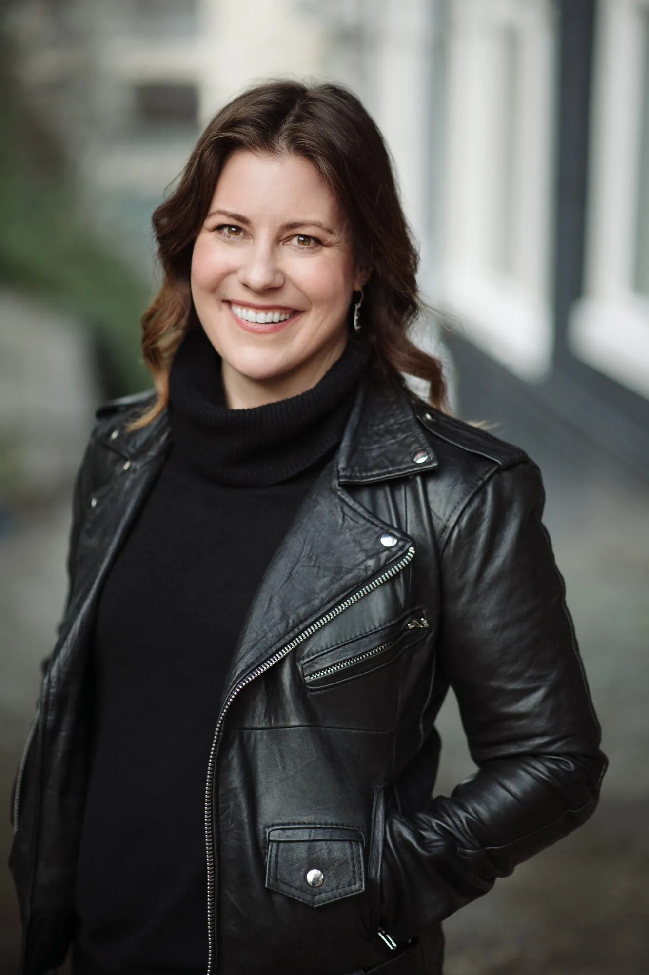 Shannon Huffman Polson, studio portrait